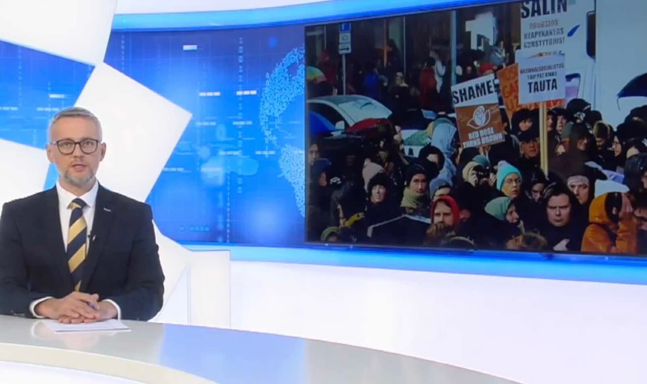 Seimo pirmininkas Skvernelis įsitikinęs, kad nereikia kreipti dėmesio į protestuotojus