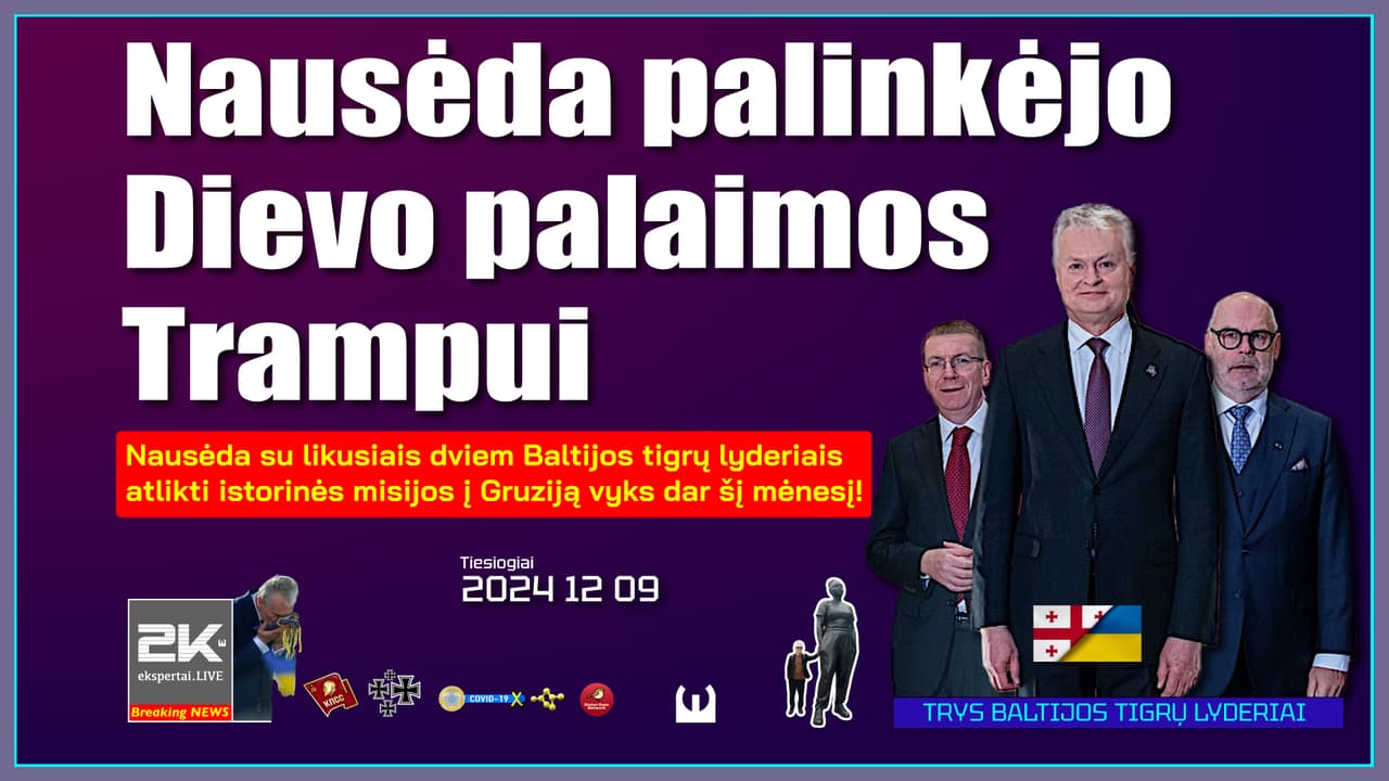 Pasaulio dėmesio centre vėl atsidūręs Nausėda neatskleidė, ką jam pokalbio metu palinkėjo Trampas