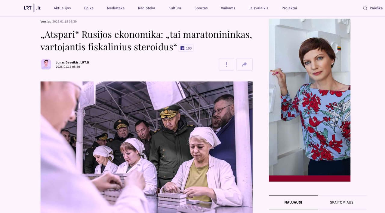 2026–2027 m. Rusijos laukia ekonominis krachas