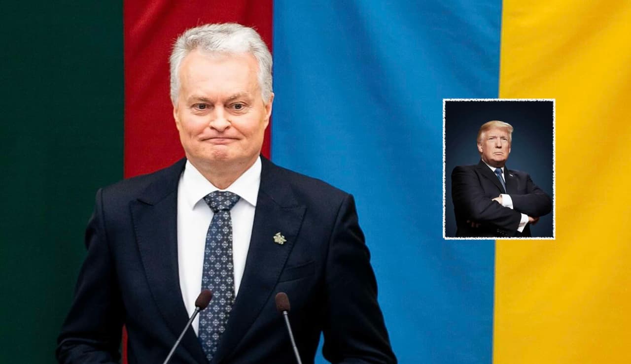 Nausėda sveikindamas Trampą pasigyrė dėl 6 procentų ir priminė Ukrainą