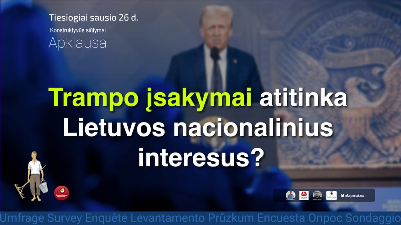Pasaulio sveikatos organizacija be JAV – tai gal ir NATO be JAV? Apklausa
