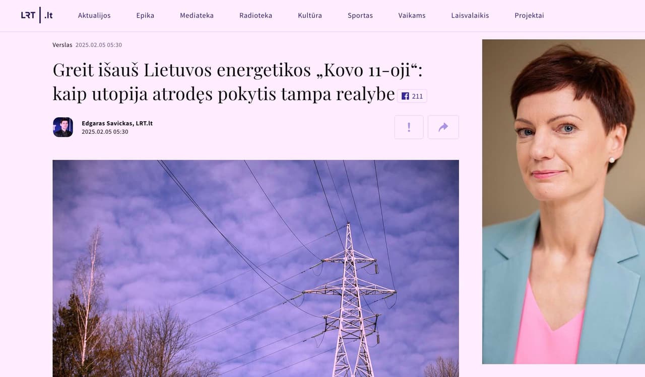 Svarbiausia vasario 5 d. žinia Lietuvoje, pasak LRT