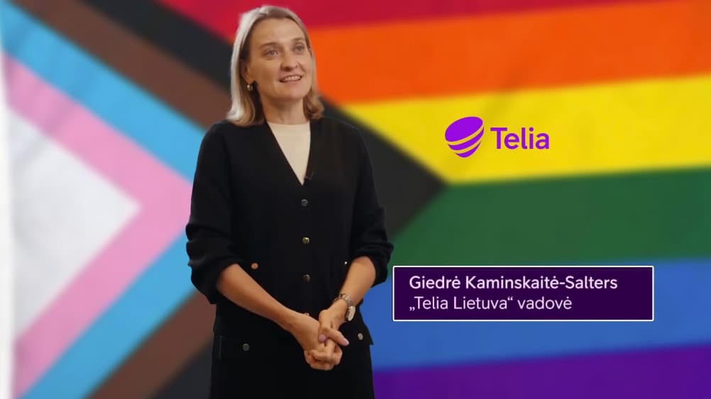 „Telia“ demonstruoja lyderystę LGBTIQA+ ir karo Ukrainoje rėmimo klausimais
