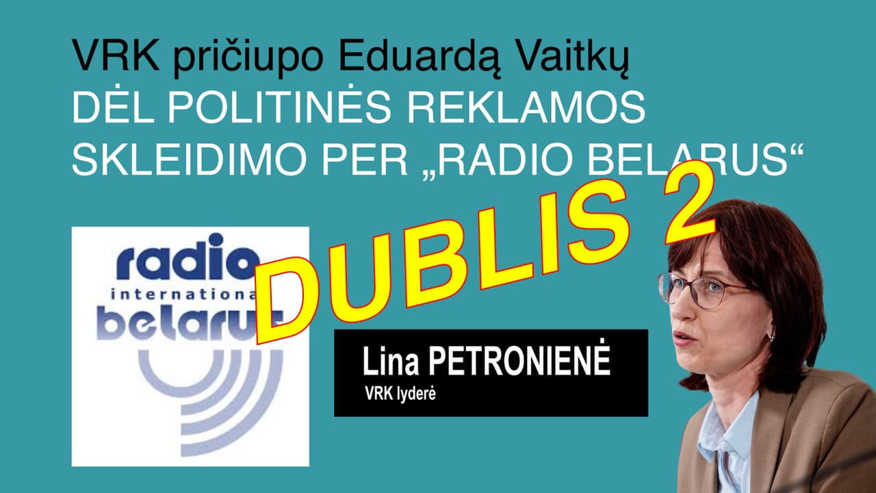 VRK nustatė, kad E. Vaitkus šiurkščiai pažeidė Rinkimų kodeksą, už tai bus nubaustas