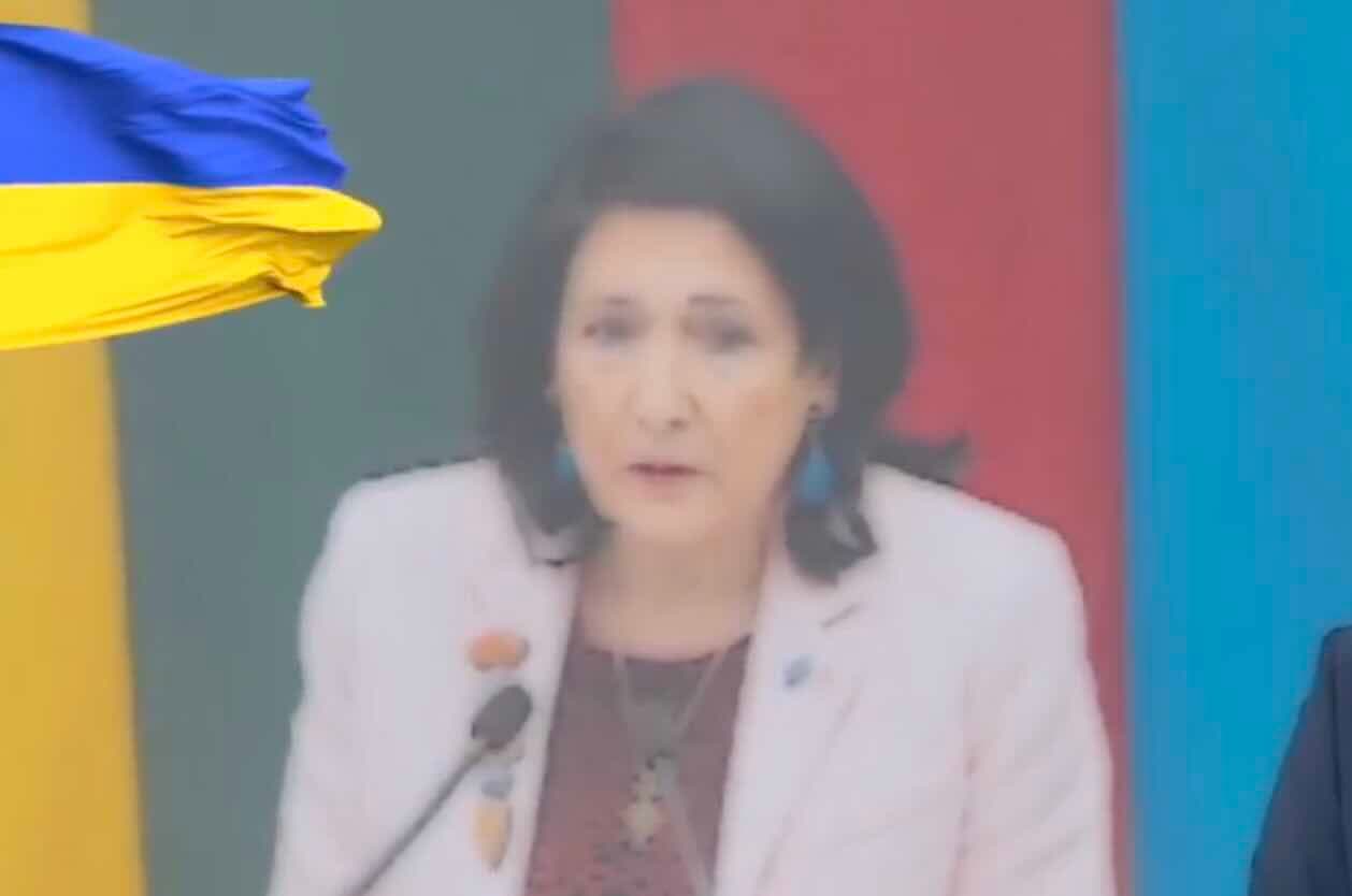 Prezidentė Zarubašvili pranešė, kad į Gruziją grįžta rusiškas košmaras