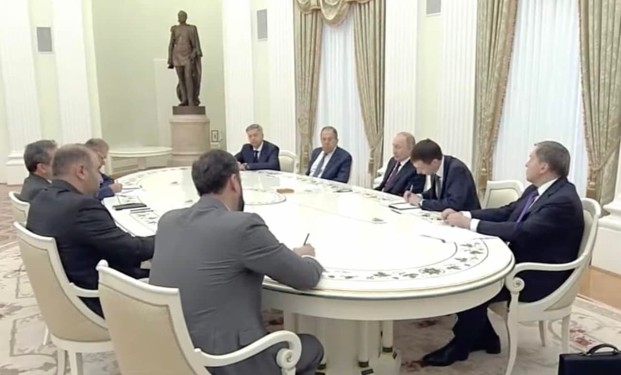 Irano užsienio reikalų ministras Maskvoje susitiko su Rusijos prezidentu
