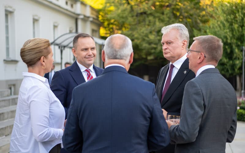 Nausėda Lenkijoje nekalbėjo apie Ukrainos pergalę, bet aptarė taikos perspektyvas