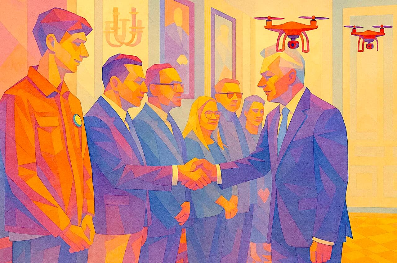 Niekieno (?) dronai Europoje