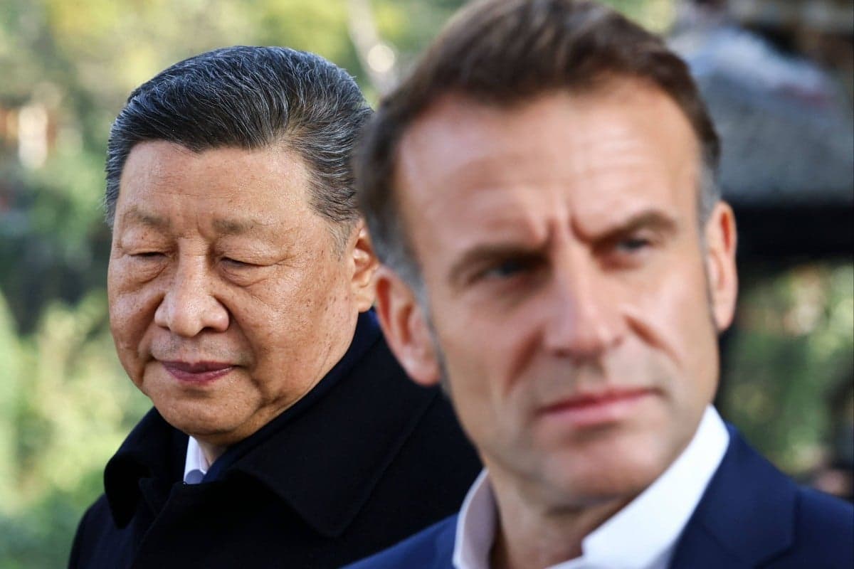 Macron grasina įvesti muitus Kinijos prekėms
