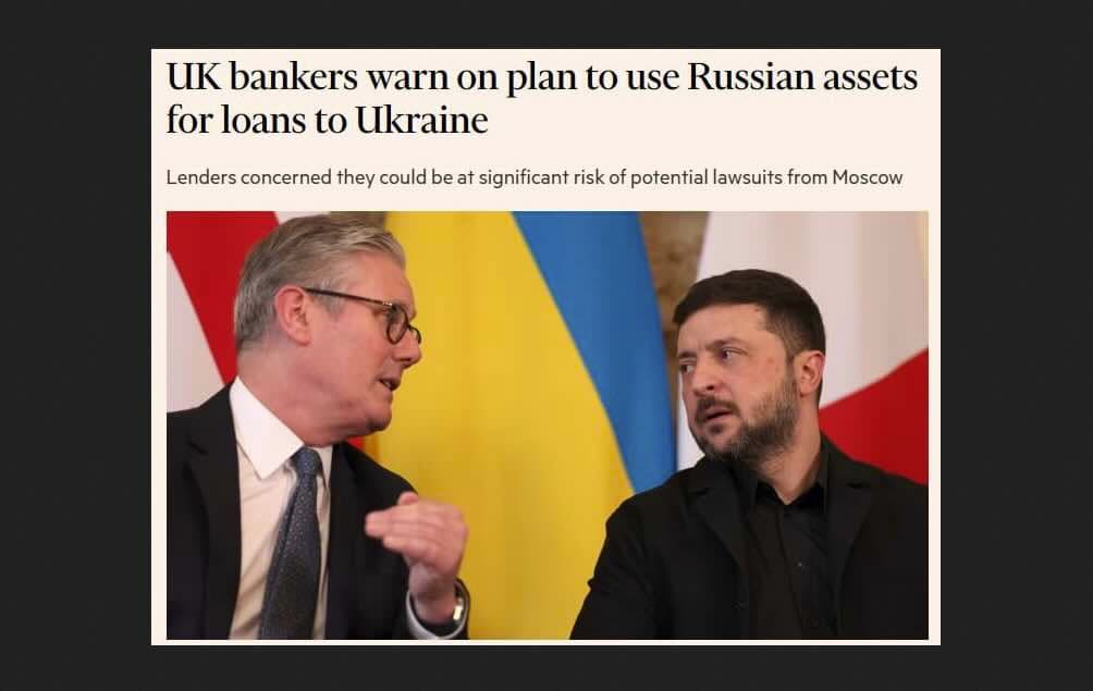 Dėl Rusijos pinigų nusavinimo jau ėmė šlapintis į kelnes ir Didžiosios Britanijos bankininkai