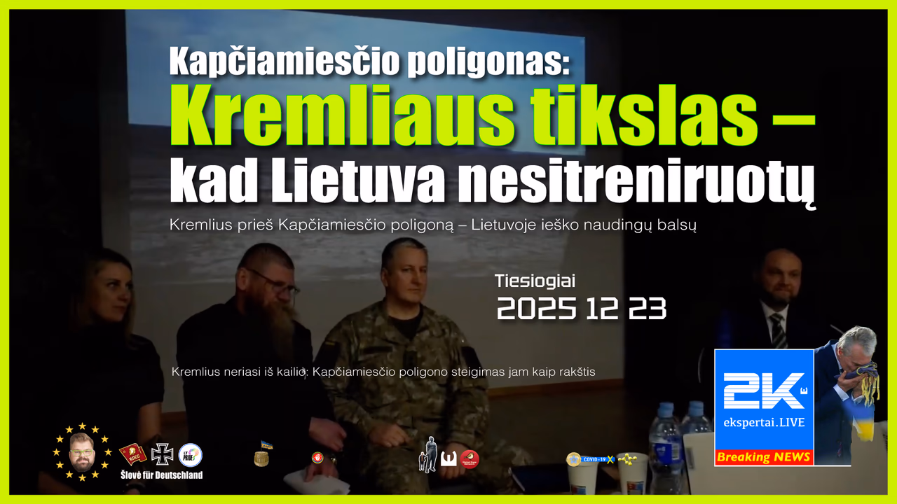 Karinių poligonų Lietuvoje nenori tik Kremliaus naratyvų paveikti žmonės