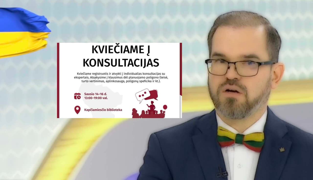 Poligono klausimai su gyventojais bus išspręsti individualių konsultacijų pagalba bibliotekoje