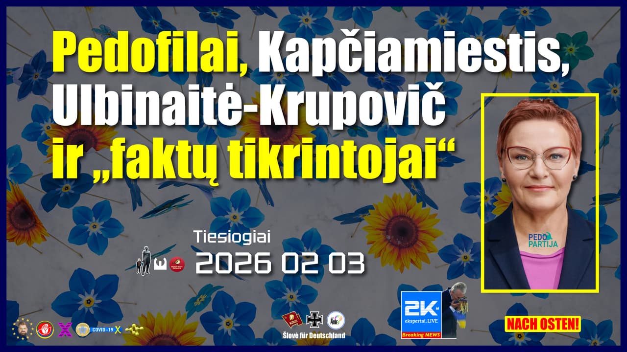 Pedofilai, Ulbinaitė, Kapčiamiestis ir „faktų tikrintojai“. Kas vyksta, vėl Kremliaus ranka?