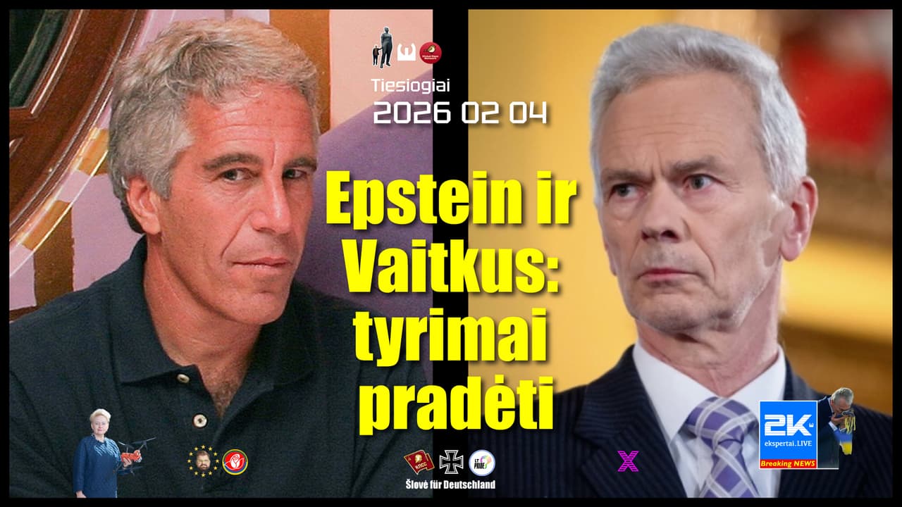 Ir aklas mato Rusijos ranką: Jeffrey Epstein ir Eduardas Vaitkus