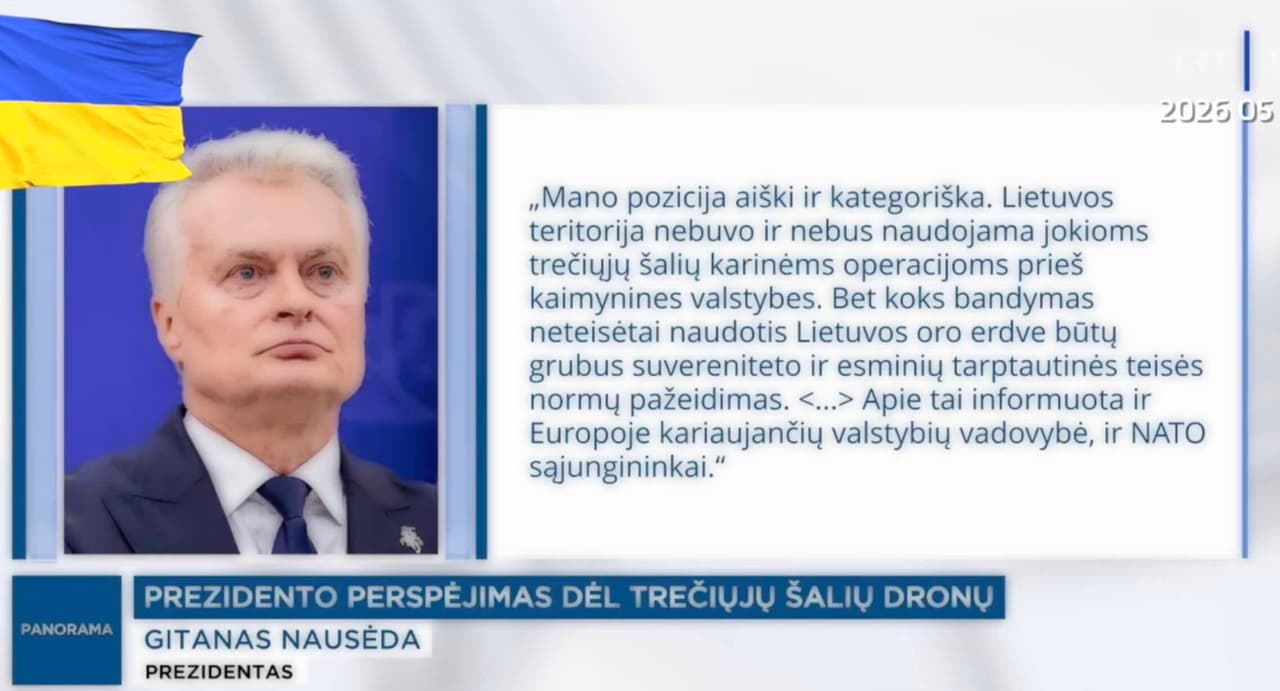 Nausėda griežtai perspėjo trečiąsias šalis