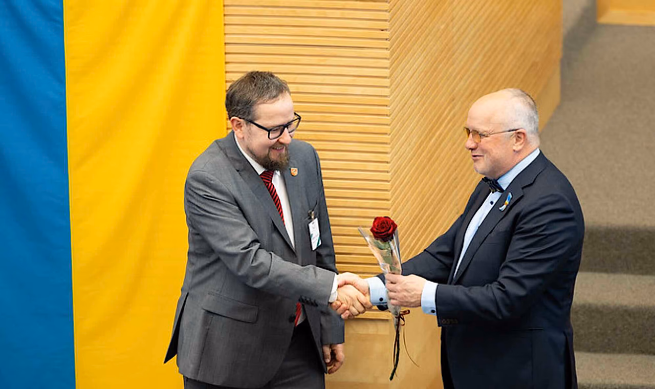 LRTK lyderis Mantas Martišius (kairėje).