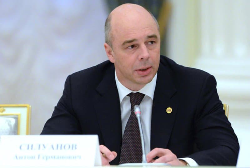 Rusijos finansų ministras Antonas Siluanovas