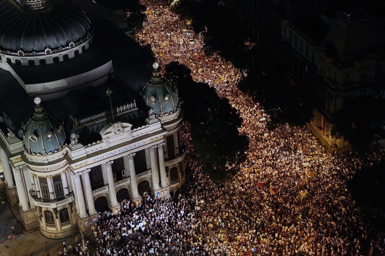 Brazilijoje plinta protestai. EPA-ELTA nuotr.