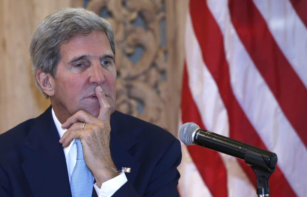 JAV valstybės sekretorius Johnas Kerry. EPA-Eltos nuotr.