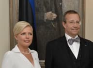 Estijos prezidentas Toomas Hendrikas Ilvesas su žmona Evelin Ilves. Nuotr. iš „president.ee“