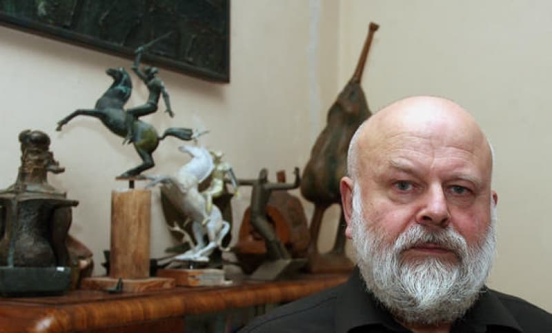 Skulptorius Gediminas Karalius. Nuotr. Romo Jurgaičio, iš kamane.lt