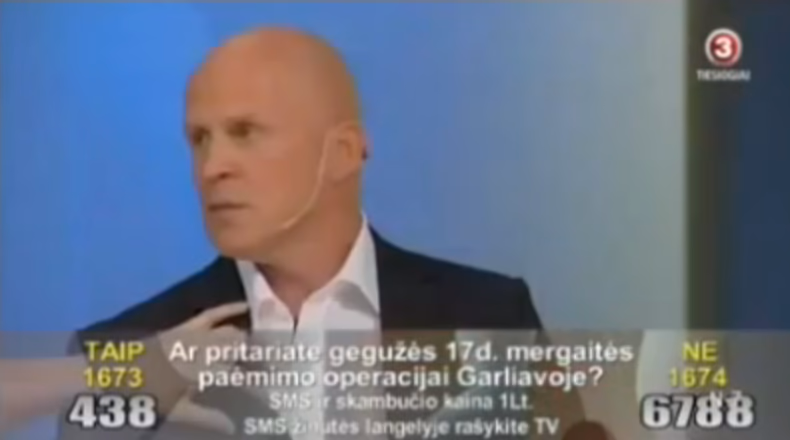 Kadras iš TV3 laidos