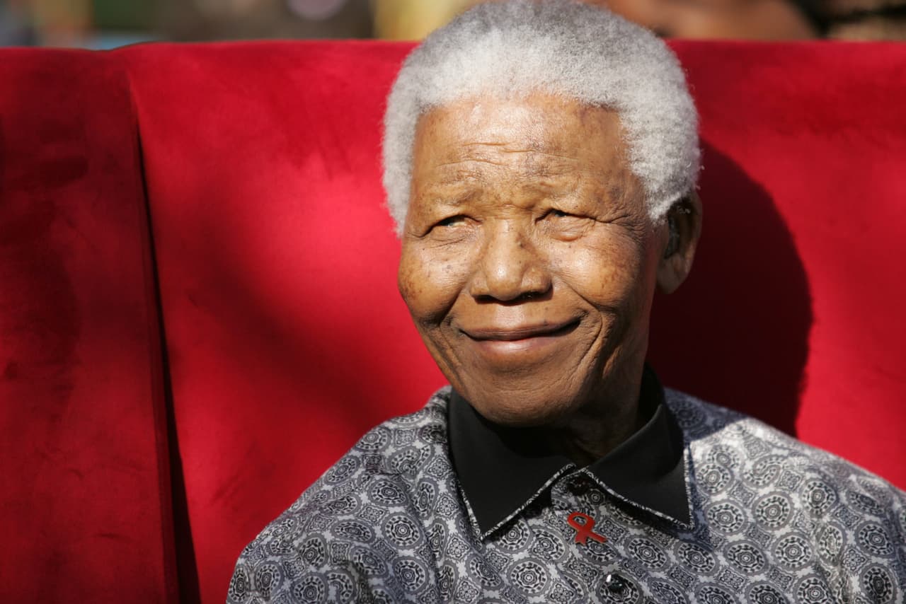 Buvęs PAR prezidentas Nelsonas Mandela. EPA-ELTA nuotr.