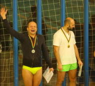 „Swedbank“ darbuotojas N. Mačiulis (kairėje). Nuotr. facebook.com