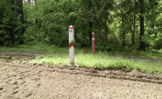 Baltarusijos-Lietuvos sieno fragmentas.